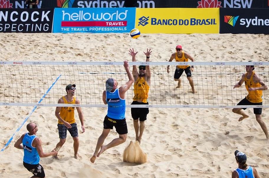 SYDNEY 3-STAR PLAYERS TEST FAST-PACED 4X4 BEACH VOLLEYBALL