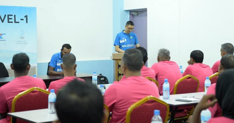 LEVEL I FIVB COACHES COURSE WELL UNDER WAY IN MALDIVES