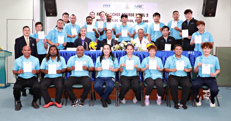FIVB LEVEL II COACHES COURSE COMPLETED IN THAILAND