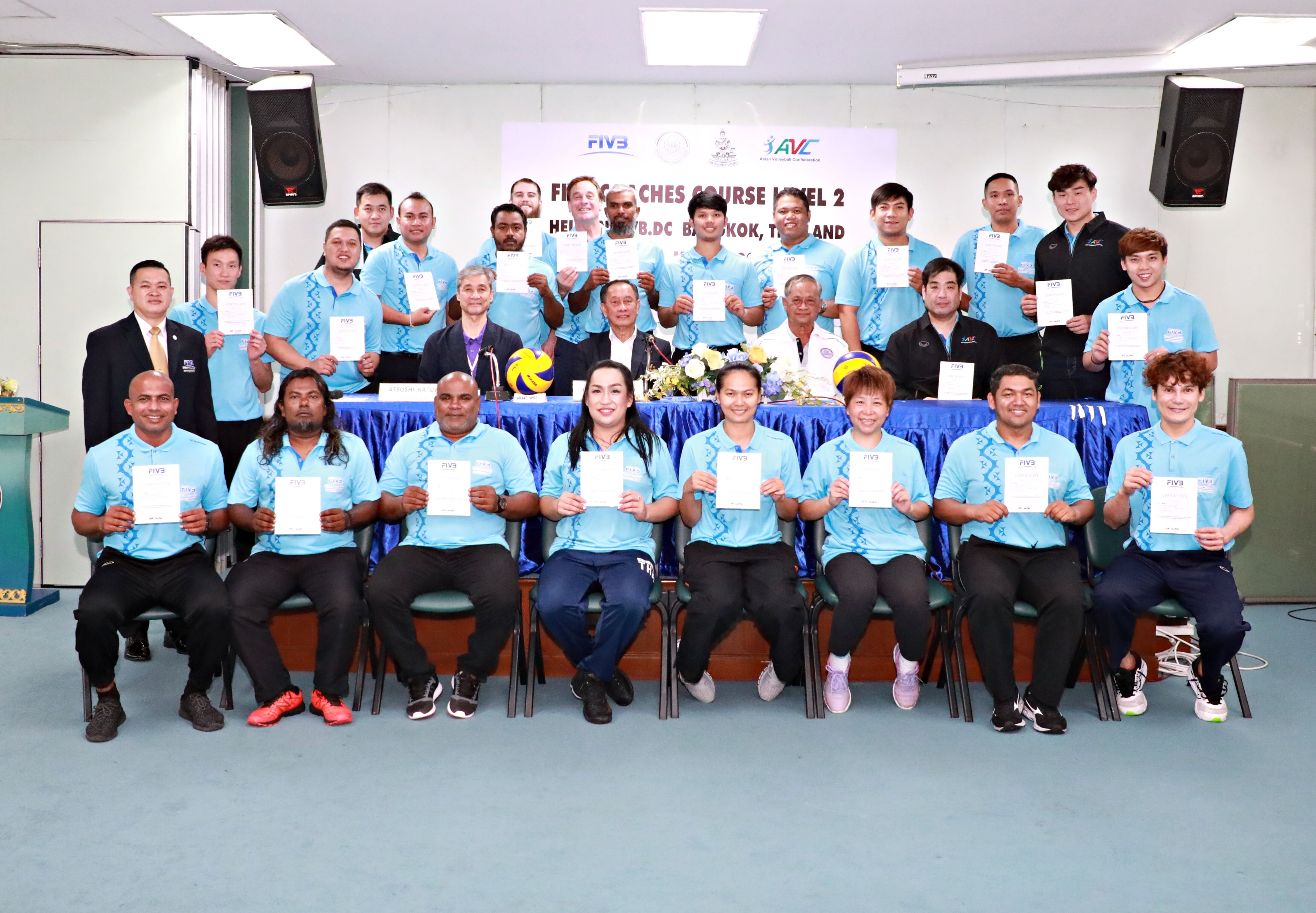 FIVB LEVEL II COACHES COURSE COMPLETED IN THAILAND