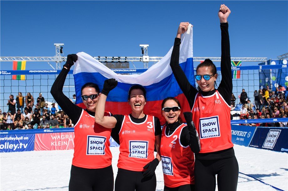 HISTORIC GOLD FOR RUSSIA AT FIRST SNOW VOLLEYBALL WORLD TOUR EVENT