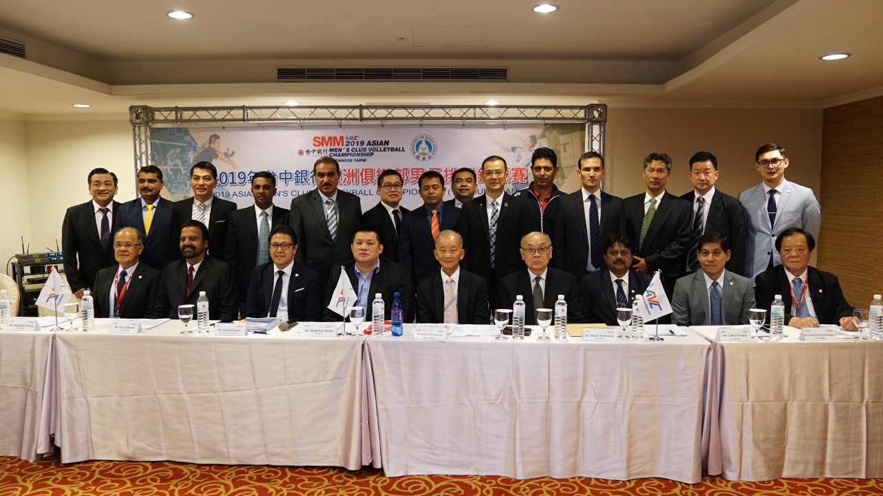 GENERAL TECHNICAL MEETING AND OPENING CEREMONY HELD AHEAD OF 2019 ASIAN MEN’S CLUB CHAMPIONSHIP IN TAIPEI
