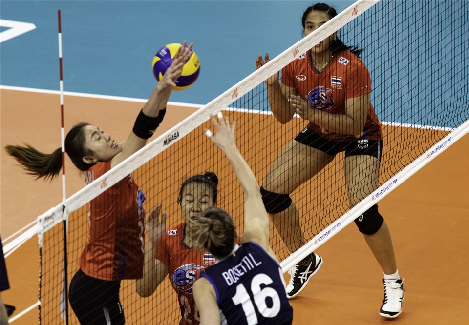 THAILAND GO DOWN IN STRAIGHT SETS TO ITALY AT 2019 VNL