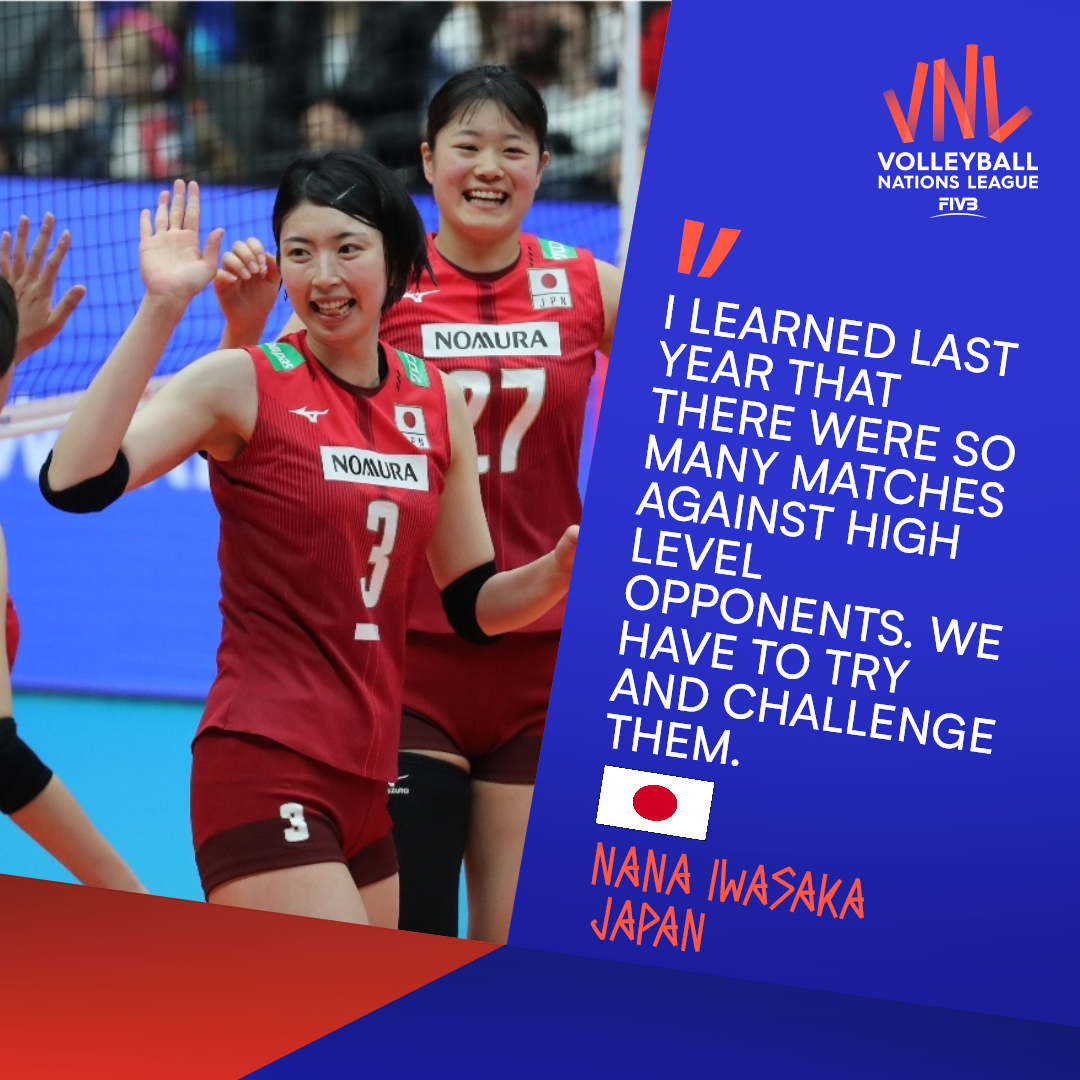 IWASAKA READY TO LEAD JAPAN STEP UP IN VNL Asian Volleyball Confederation