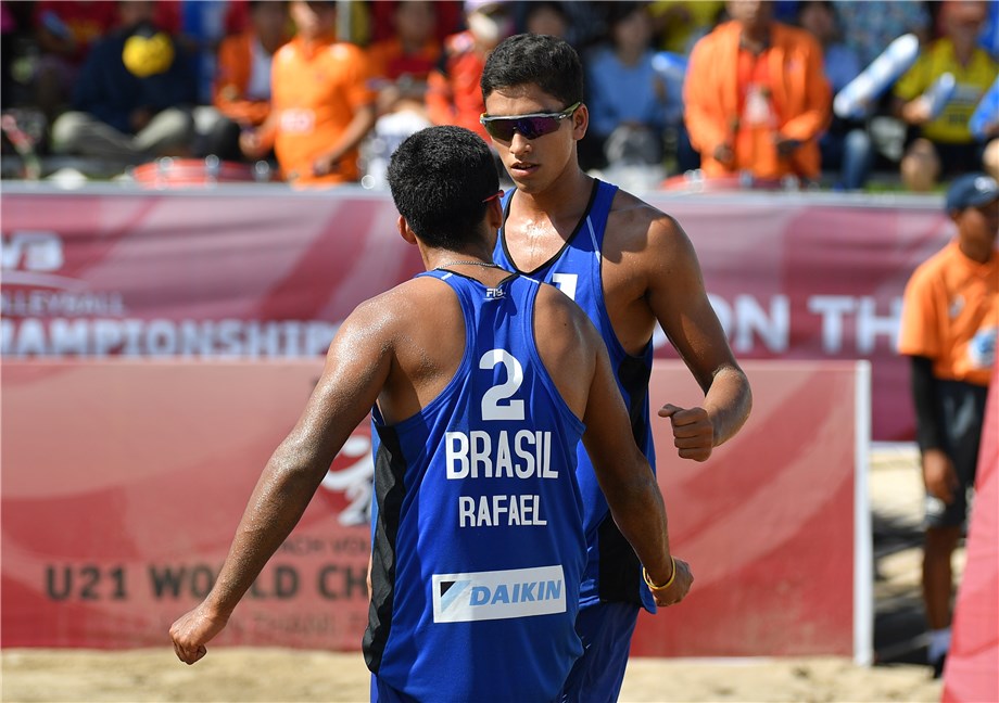 RENATO/RAFAEL AND WINDISCH/DI SILVESTRE TO PLAY FOR GOLD AT U21 WORLD CHAMPIONSHIPS