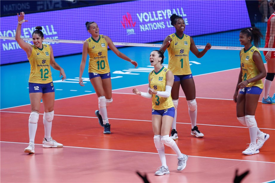 BRAZIL OVERWHELM TURKEY TO REACH THE VNL FINAL FOR THE FIRST TIME