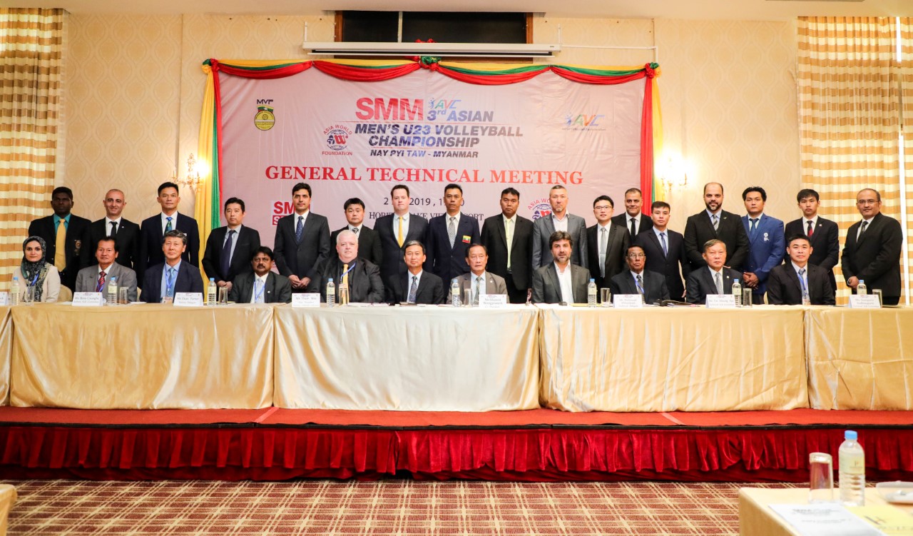 GTM OF 3RD ASIAN MEN’S U23 CHAMPIONSHIP HELD AHEAD OF MATCHDAYS IN MYANMAR