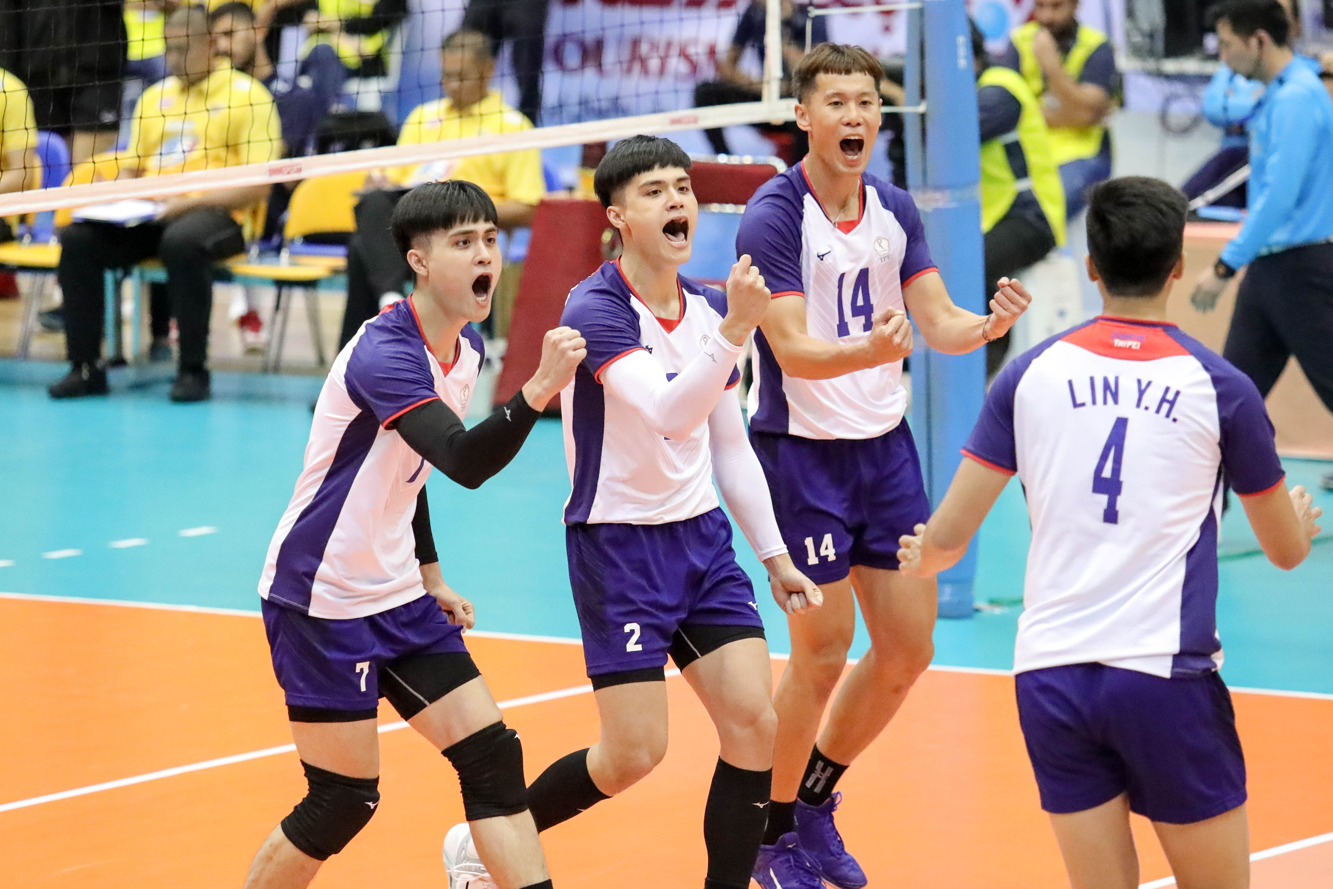 CHINESE TAIPEI PUT IT PAST THAILAND IN FOUR SETS