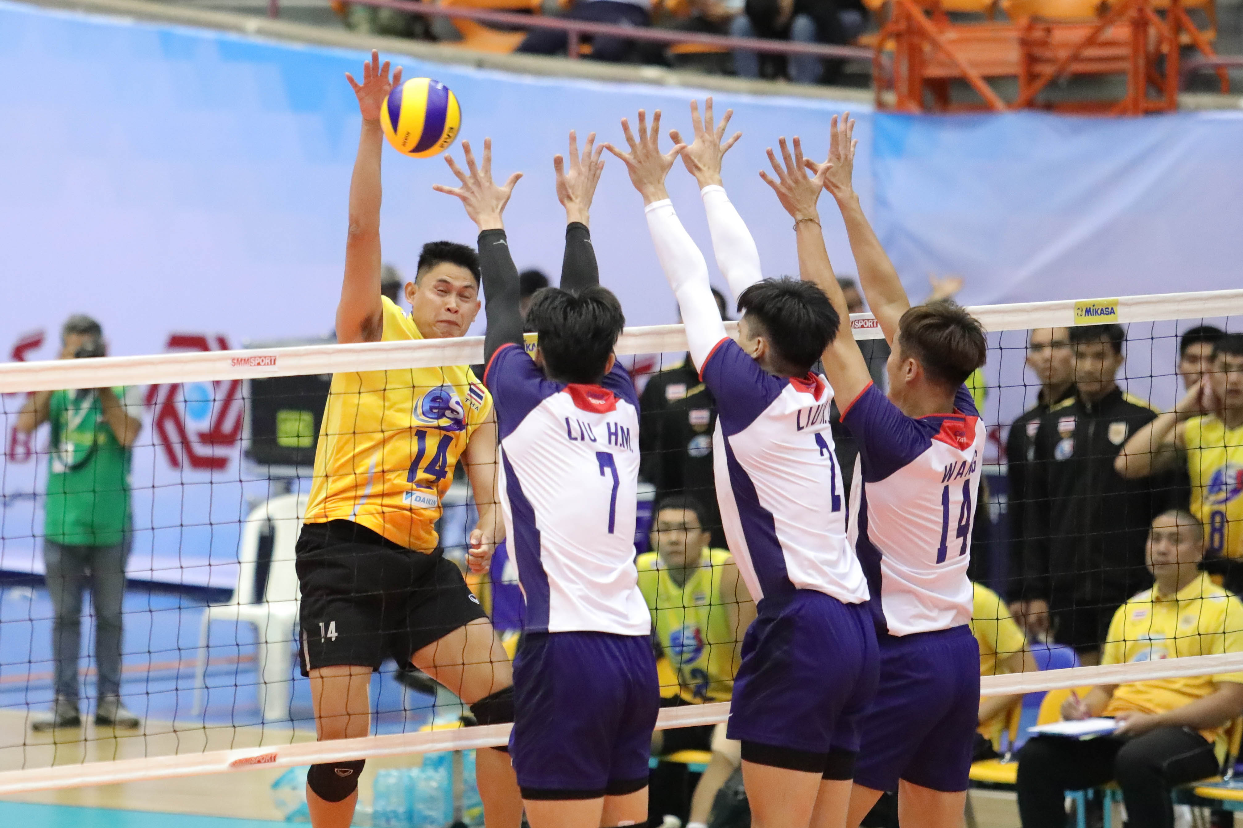 CHINESE TAIPEI PUT IT PAST THAILAND IN FOUR SETS - Asian Volleyball ...
