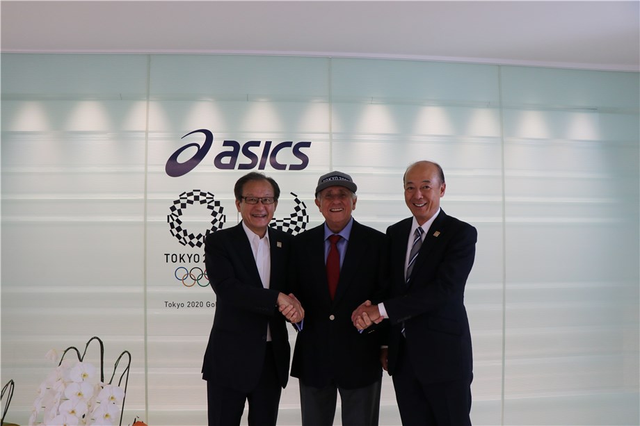 FIVB PRESIDENT REAFFIRMS COMMITMENT TO PARTNERSHIP WITH ASICS
