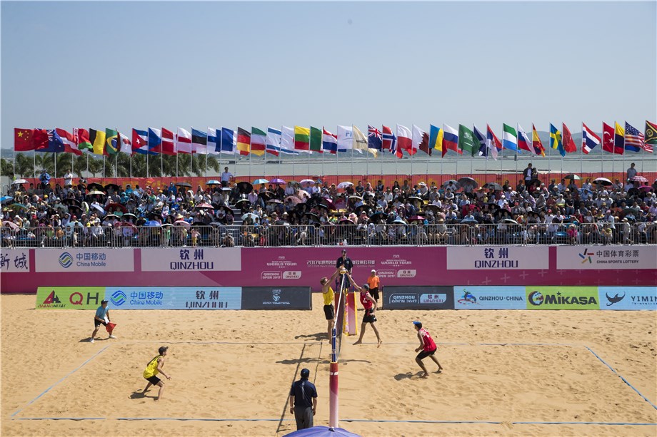 FIVB WORLD TOUR ACTION RESUMES IN CHINA