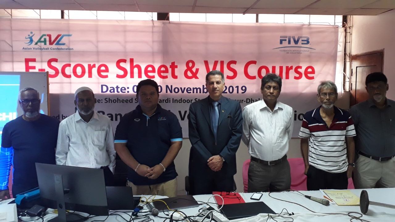 AVC E-SCORESHEET & VIS COURSE HELD AHEAD OF ASIAN SR WOMEN’S CENTRAL ZONE CHAMPIONSHIP IN BANGLADESH
