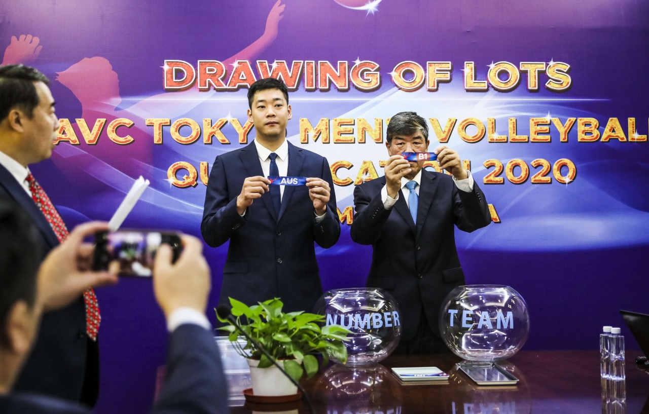 DRAWING OF LOTS CONFIRMED FOR AVC MEN’S TOKYO VOLLEYBALL QUALIFICATION 2020