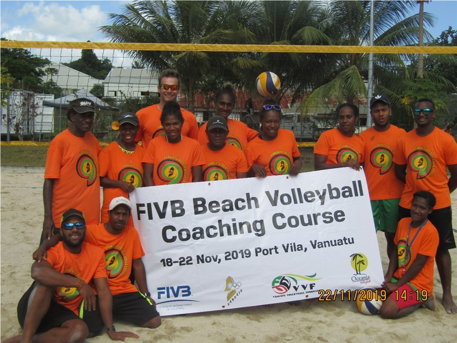 FIVB BEACH VOLLEYBALL COURSE A MAJOR STEP FOR BUDDING COACHES