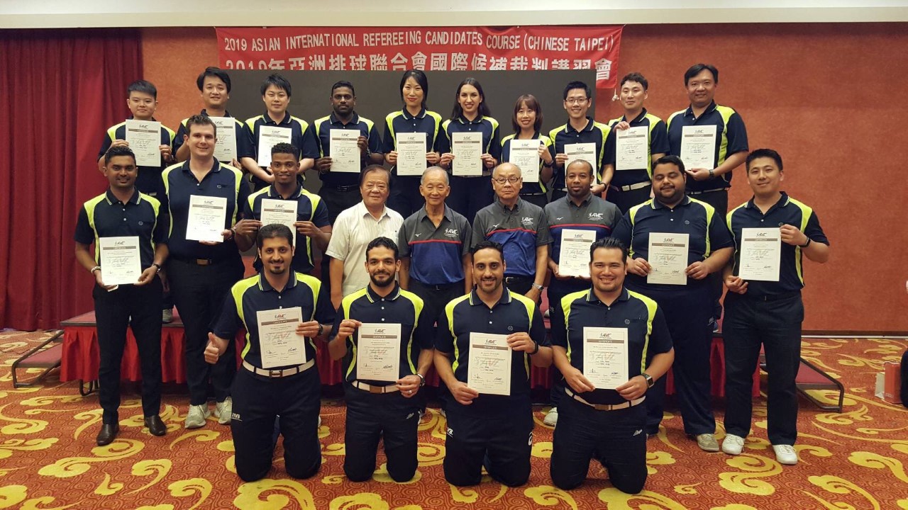 ASIAN INTERNATIONAL REFEREEING CANDIDATE COURSE COMPLETED IN CHINESE TAIPEI