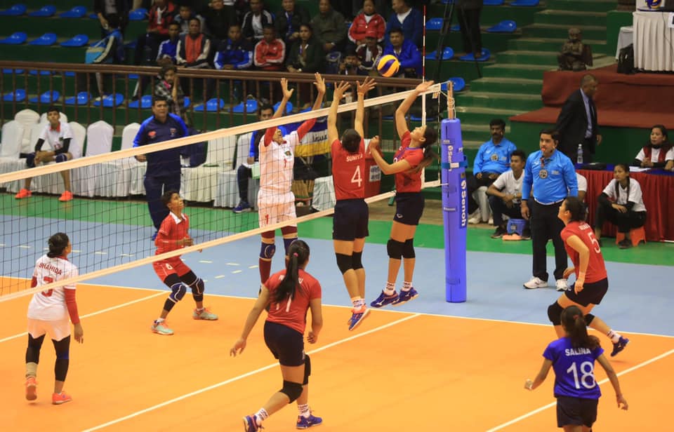 HOSTS NEPAL ENJOY MIXED LUCK ON OPENING DAY OF 13TH SAG VOLLEYBALL COMPETITION