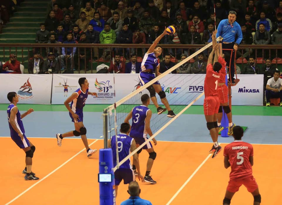 HOSTS NEPAL ENJOY MIXED LUCK ON OPENING DAY OF 13TH SAG VOLLEYBALL ...