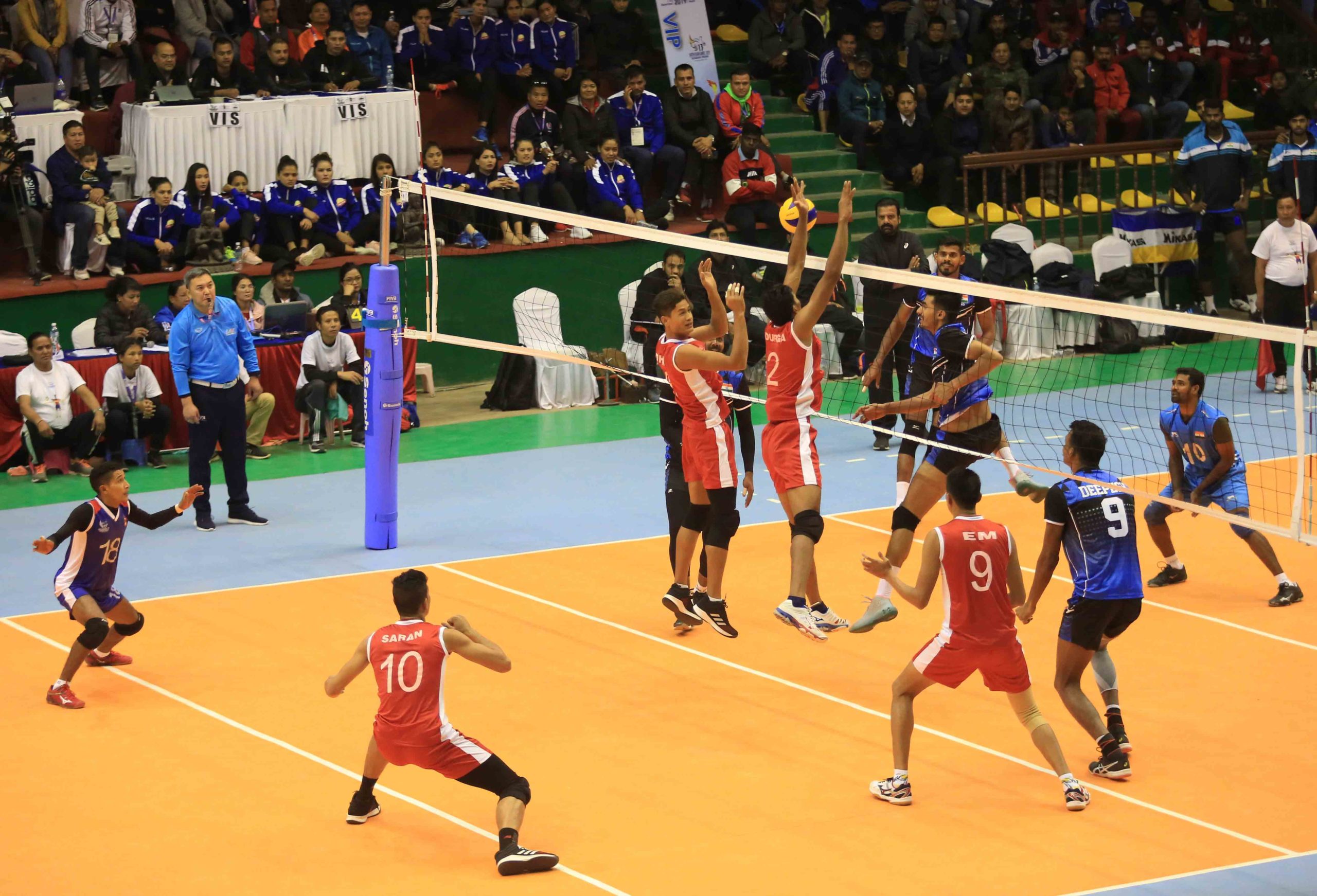 INDIAN MEN’S AND WOMEN’S VOLLEYBALL TEAMS THROUGH TO SEMI-FINALS OF 13TH SOUTH ASIAN GAMES