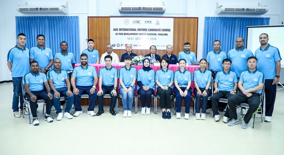 19 ATTEND AVC INTERNATIONAL REFEREE CANDIDATE COURSE IN THAILAND