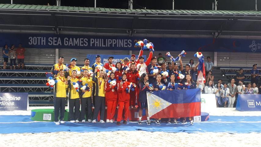 THAILAND SHARE HONOURS WITH INDONESIA AT 30TH SEA GAMES BEACH VOLLEYBALL COMPETITION