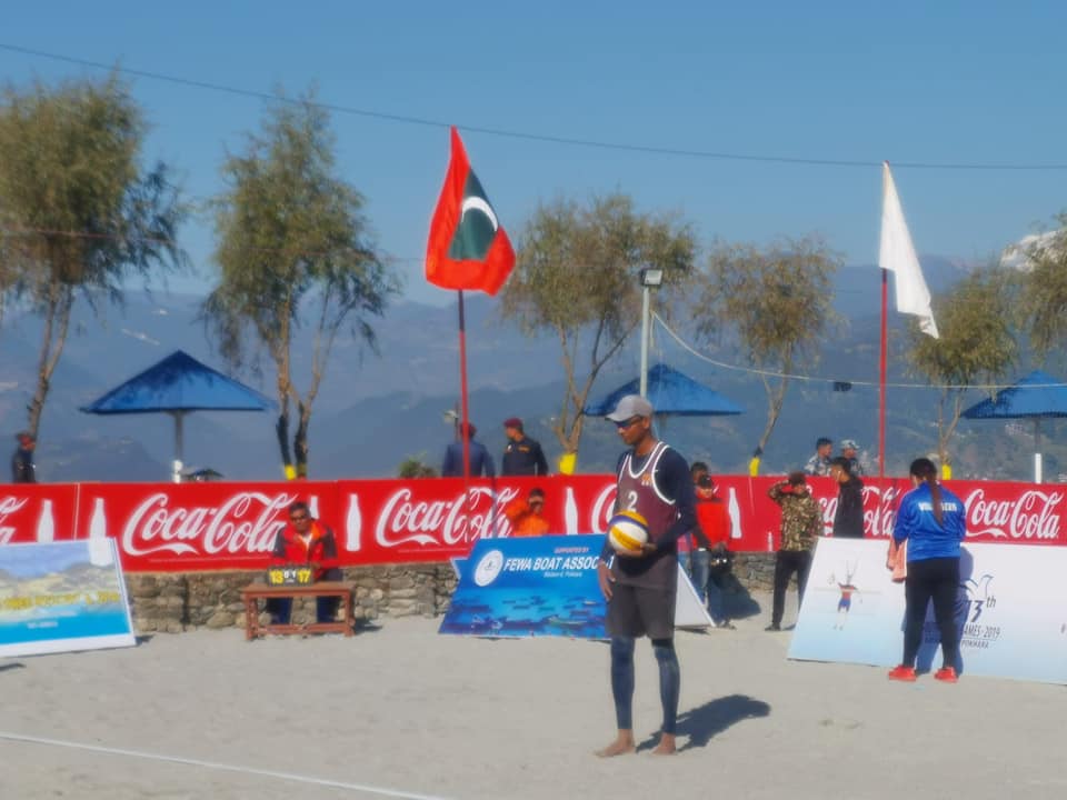 PAKISTAN DOMINATE FIRST DAY OF 13TH SOUTH ASIAN GAMES BEACH VOLLEYBALL COMPETITION IN NEPAL