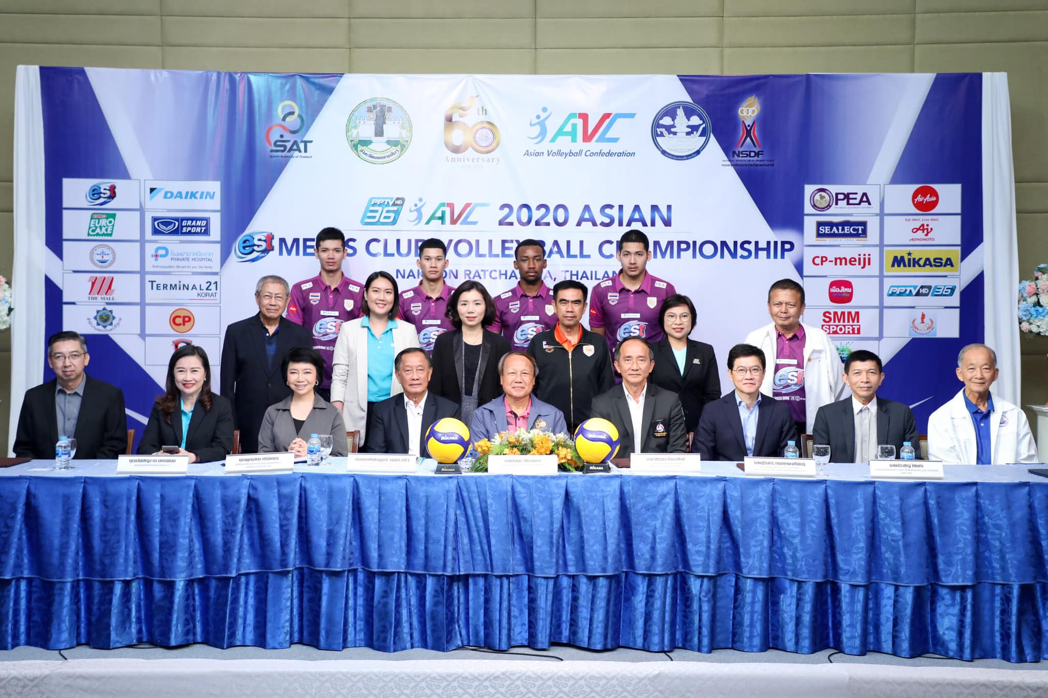 THAILAND WELL-PREPARED TO HOST ASIAN MEN’S CLUB CHAMPIONSHIP IN NAKHON RATCHASIMA FIRST TIME IN 20 YEARS