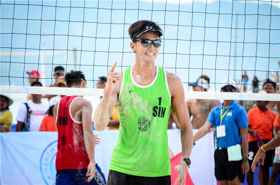 KINGSLEY TAY EYES SINGAPORE’S FIRST MEDAL IN BEACH VOLLEYBALL