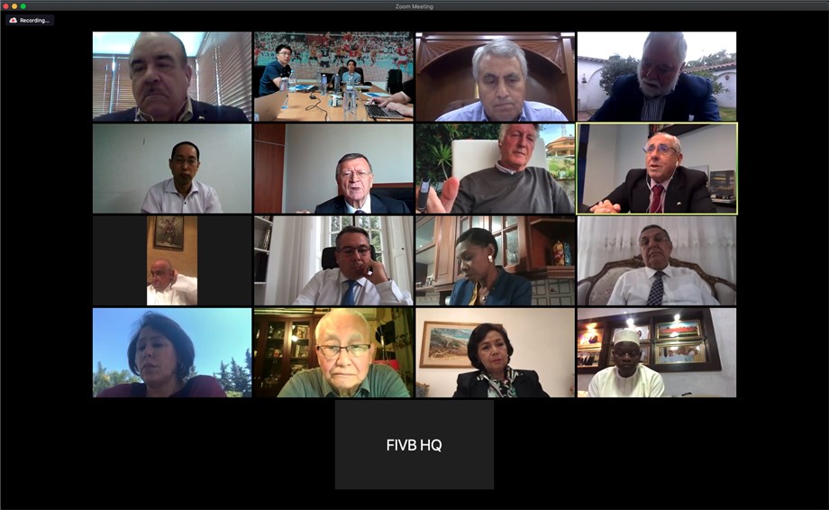 FIVB EXECUTIVE COMMITTEE MEETING HELD VIA VIDEOCONFERENCE