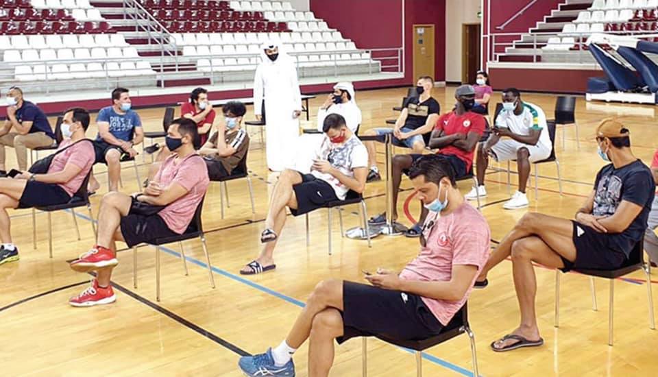 QATARI PLAYERS AND OFFICIALS SWAB TESTED AHEAD OF RESUMPTION OF NATIONAL MEN’S CHAMPIONSHIP ON SEPT 23