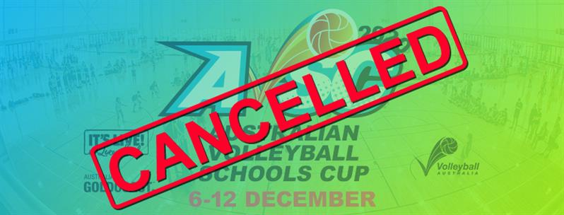 VOLLEYBALL AUSTRALIA ANNOUNCES CANCELLATION OF 2020 AVSC & AVL EVENTS