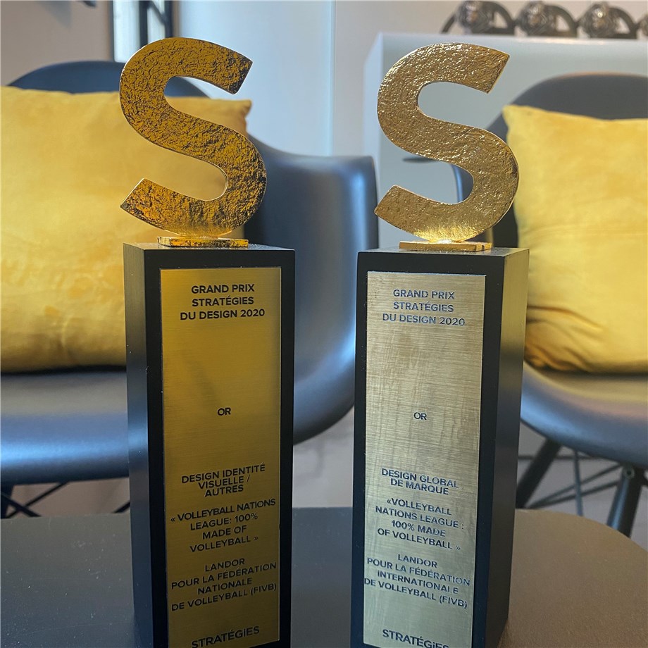 VNL TAKES HOME TWO AWARDS AT THE 2020 GRAND PRIX STRATEGIES DU DESIGN