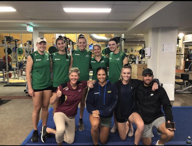 AUSTRALIAN VOLLEYBALL ACADEMY VISITS WOMEN’S BEACH VOLLEYROOS Asian