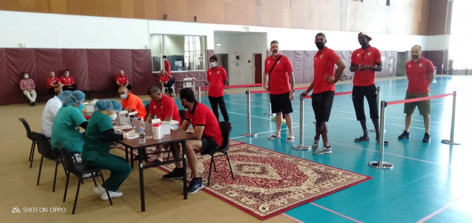 QATARI TEAMS UNDERGO COVID-19 SWAB TEST AHEAD OF THE START OF VOLLEYBALL LEAGUE