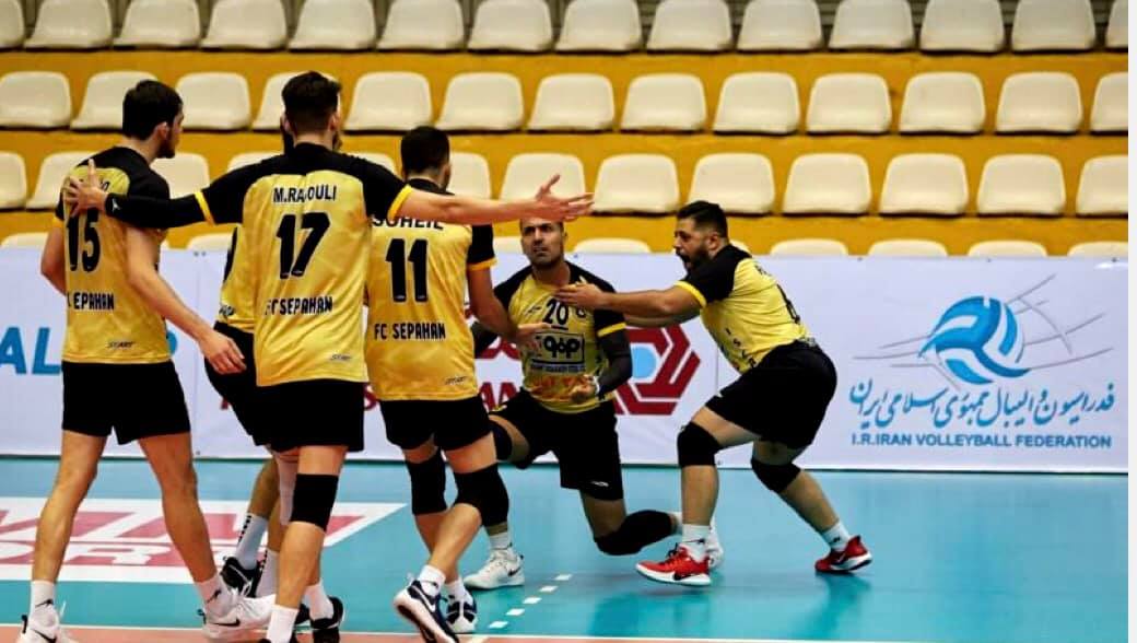 SEPAHAN MOVE TOP OF IRAN VOLLEYBALL LEAGUE