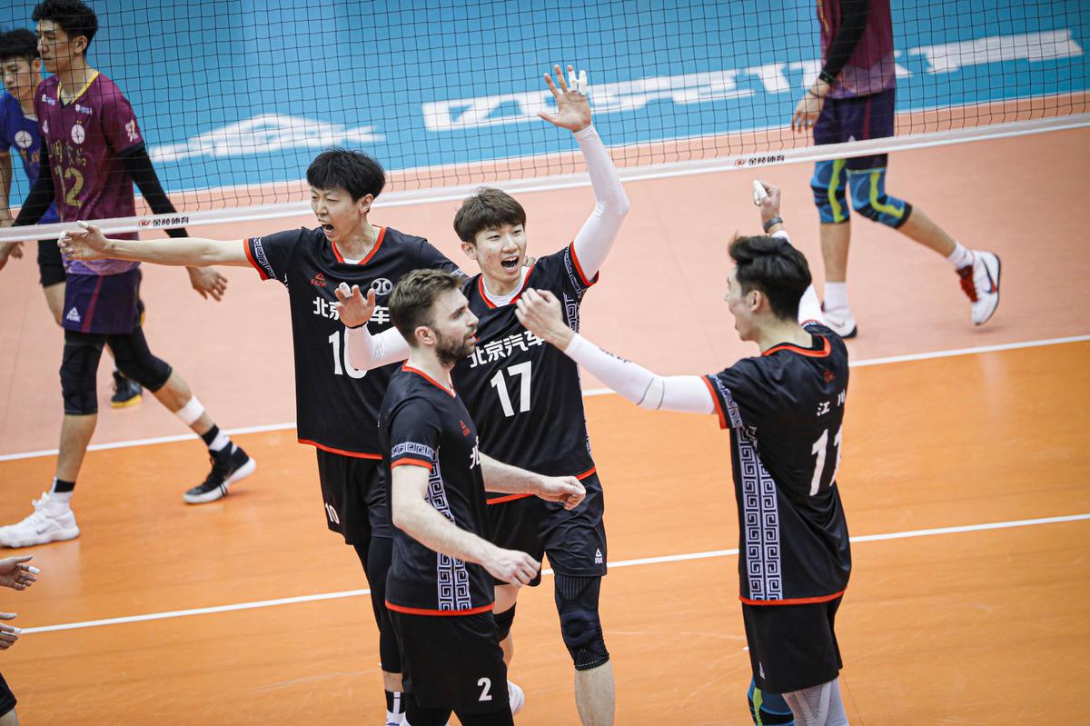 BEIJING WIN FIRST MATCH IN CHINESE MEN’S VOLLEYBALL LEAGUE FINALS