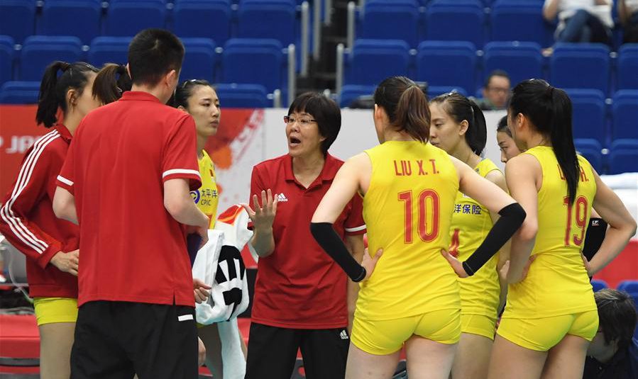 CHINA WOMEN’S VOLLEYBALL TEAM DEPART FOR VNL IN ITALY