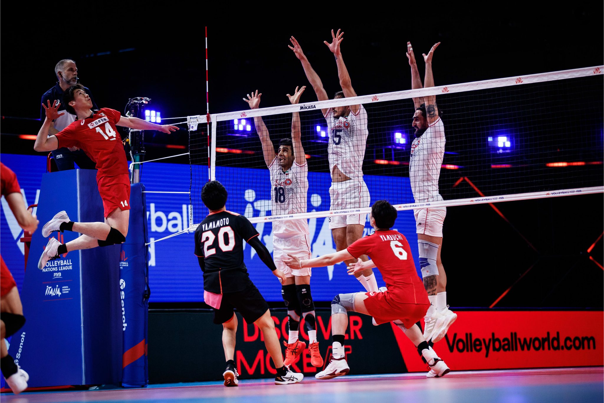 JAPAN OUTPLAY ASIAN CHAMPS IRAN IN STRAIGHT SETS AT 2021 VNL – Asian