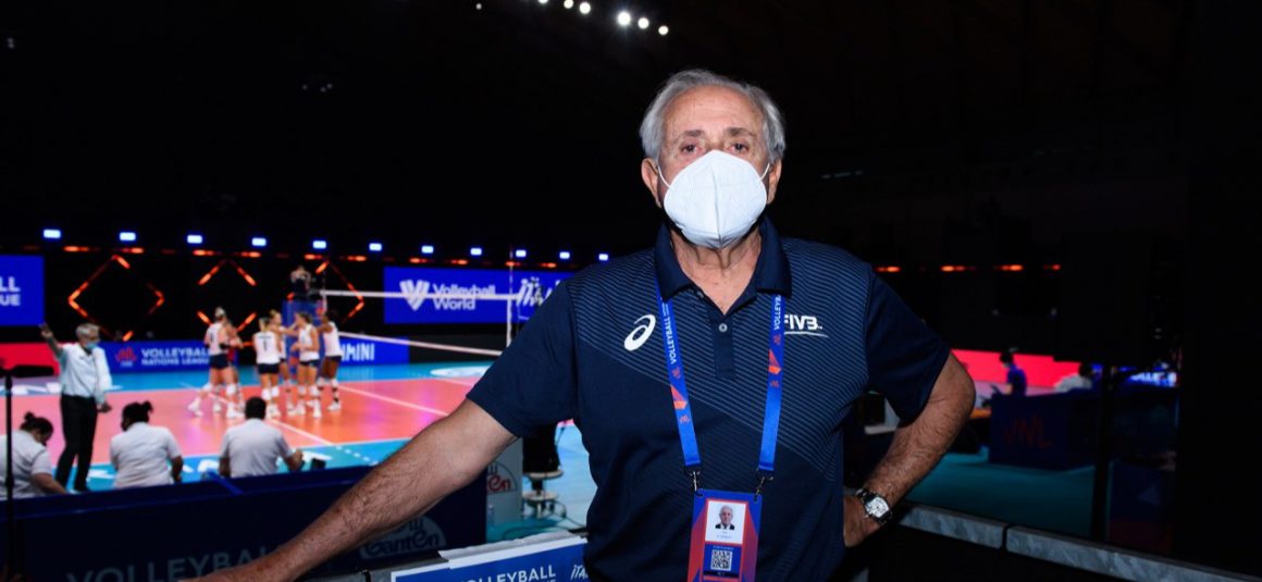 FIVB PRESIDENT PRAISES QUALITY OF COMPETITION AS HE ENTERS VNL 2021 BUBBLE