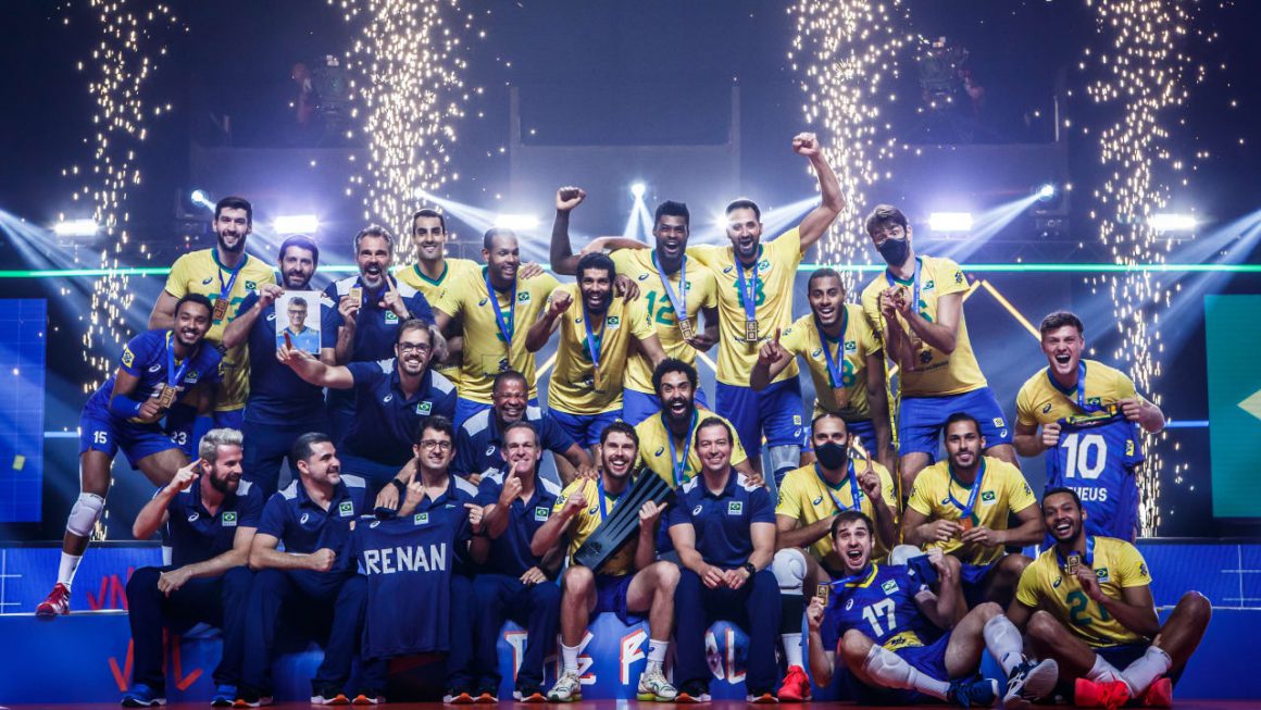 BRAZIL MASTERS OF THE MEN’S VNL WITH STRIKING WIN OVER POLAND IN FINAL