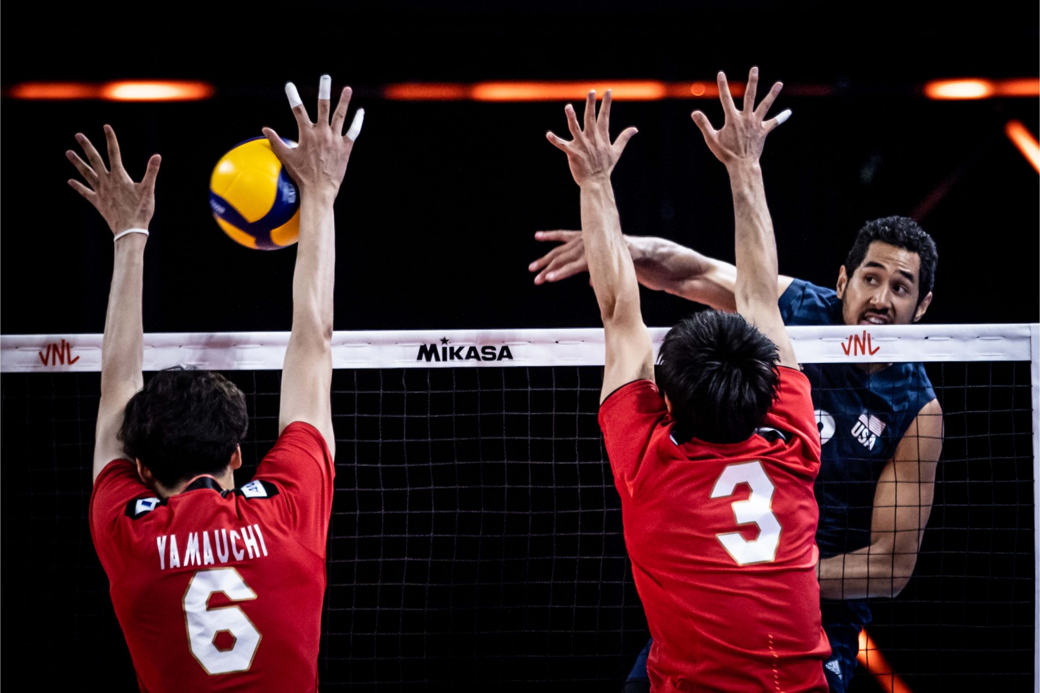 volleyball match of japan