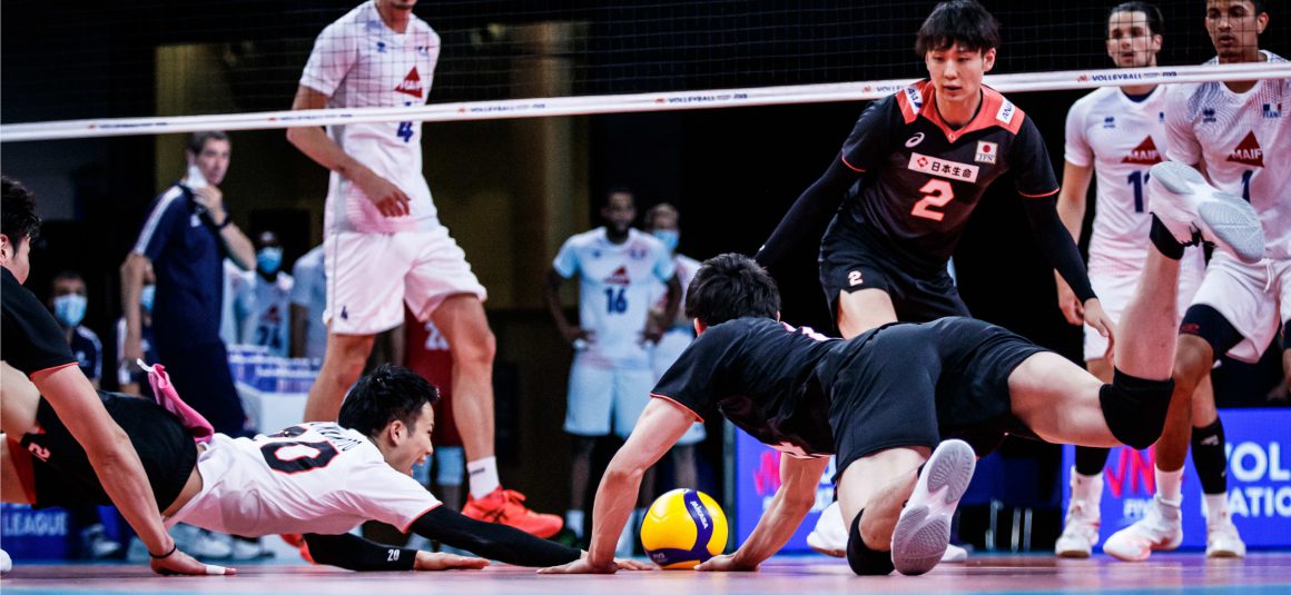 JAPAN BEATEN NARROWLY BY FRANCE FOR THREE LOSSES IN A ROW AT 2021 VNL
