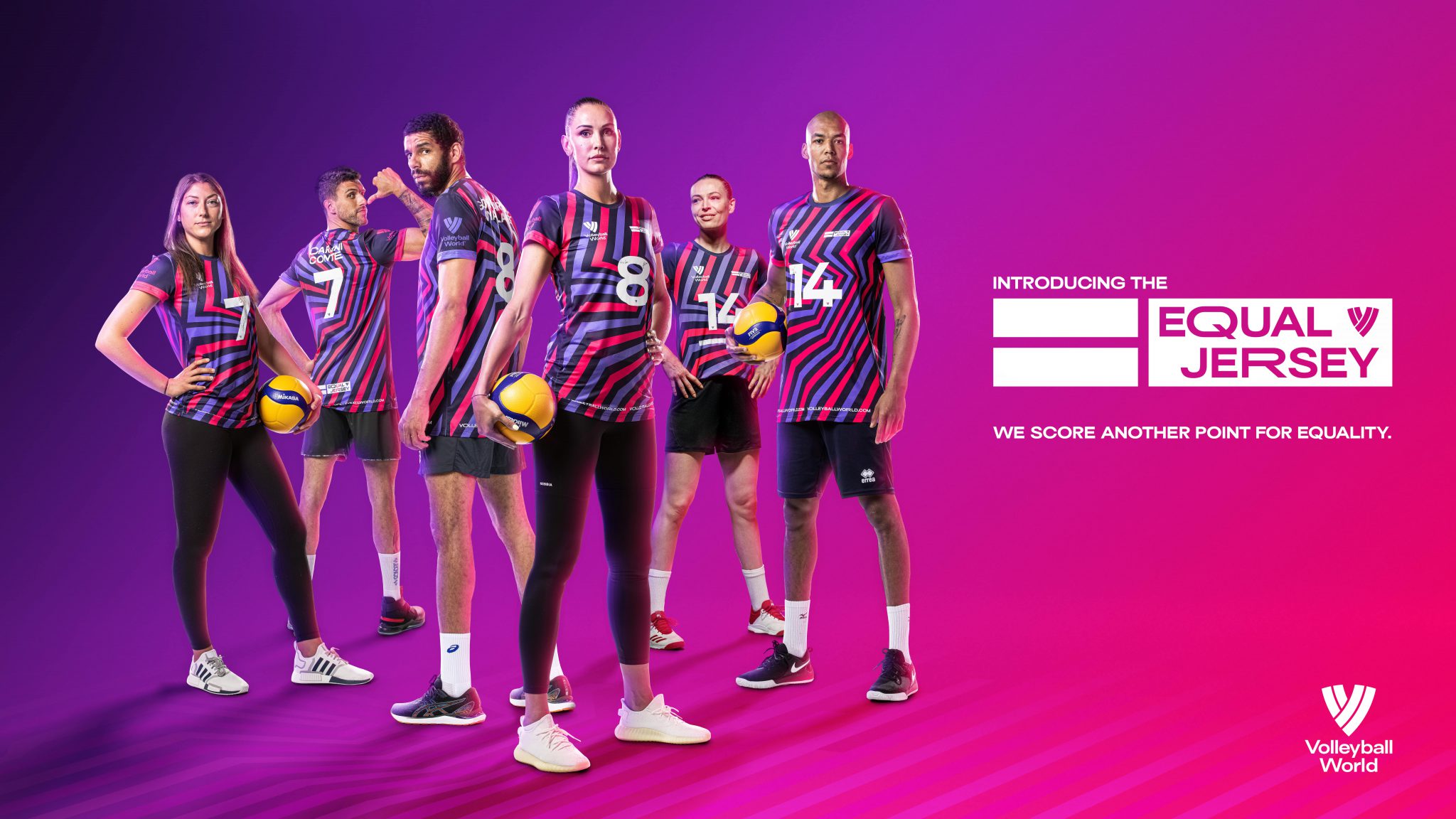 INITIATIVE TO CHAMPION GENDER EQUALITY VOLLEYBALL WORLD LAUNCHES THE “EQUAL JERSEY” Asian