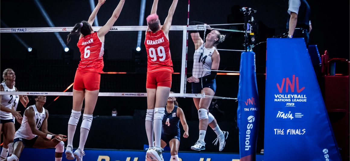 USA CHARGE INTO WOMEN’S VNL FINAL WITH SWEEP OF TURKEY