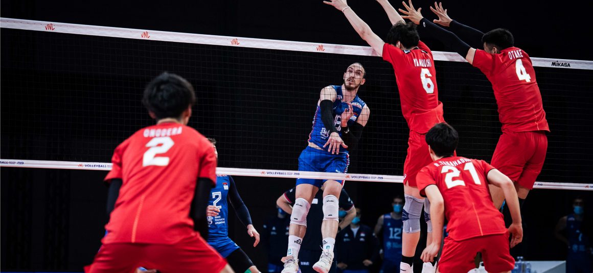 JAPAN SUFFER FIRST LOSS AT VNL 2021