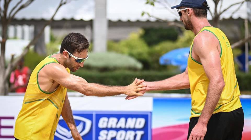 AUSTRALIA MEN’S BEACH VOLLEYBALLERS BOUNCE BACK INTO GAMES FOR FIRST OLYMPICS SINCE BEIJING