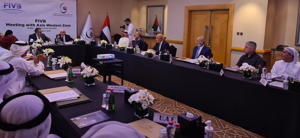 FIVB PRESIDENT MEETS ASIA WESTERN ZONE NATIONAL FEDERATIONS IN DUBAI
