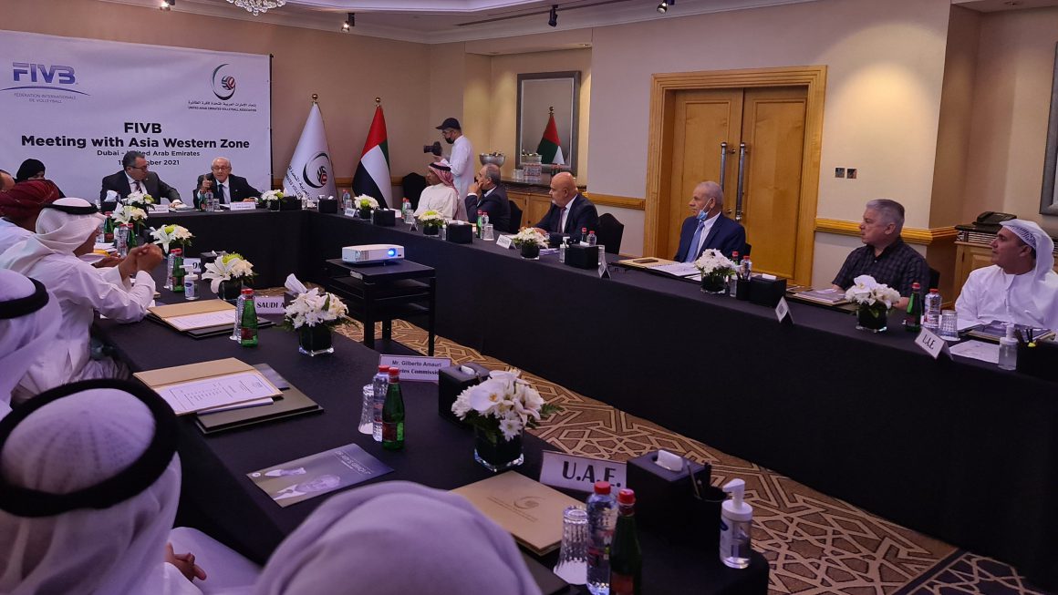 FIVB PRESIDENT MEETS ASIA WESTERN ZONE NATIONAL FEDERATIONS IN DUBAI