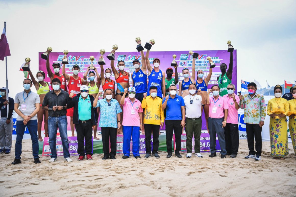 AUSTRALIA, THAILAND REIGN SUPREME WITH REMARKABLE UNBEATEN RECORDS AT PHUKET-HOSTED 2021 ASIAN SENIOR BEACH VOLLEYBALL CHAMPIONSHIPS