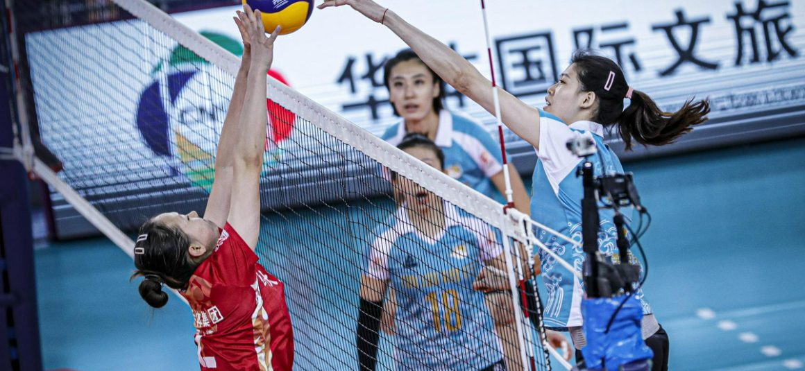 REIGNING CHAMPS TIANJIN CLAIM 3RD STRAIGHT WIN IN CHINESE WOMEN’S VOLLEYBALL LEAGUE