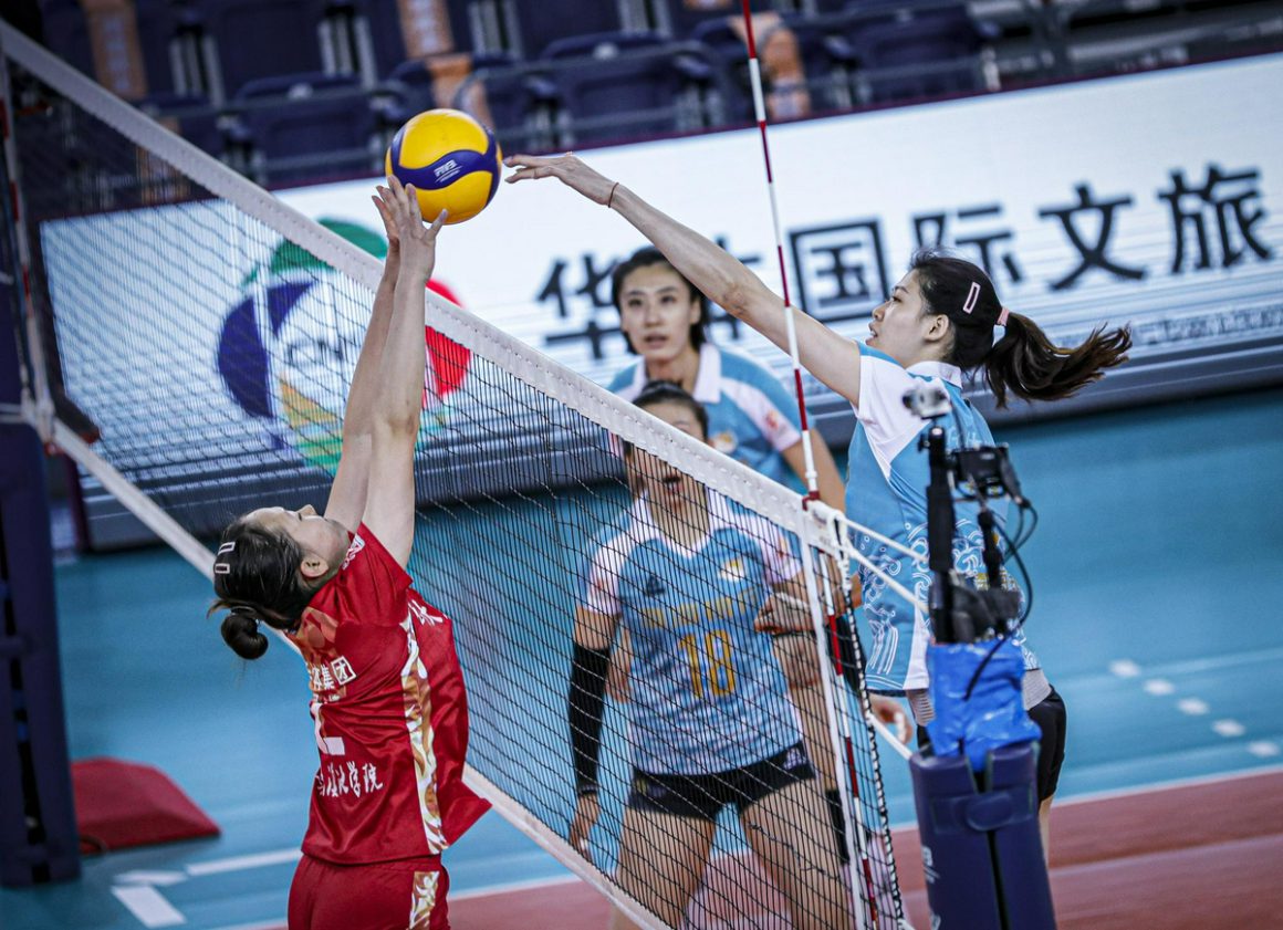 REIGNING CHAMPS TIANJIN CLAIM 3RD STRAIGHT WIN IN CHINESE WOMEN’S VOLLEYBALL LEAGUE